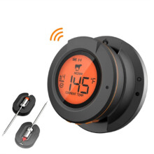 Food Cooking Wireless BBQ Remote Thermometer Probes Digital Barbecue Thermometer(A)