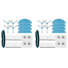 2 Set for Cecotec Conga 7490 Immortal / 8290 Immortal / Kabum 900 Vacuum Cleaner Spare Parts Brush Mop Filter Part