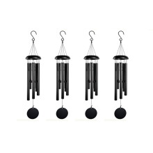 4X Retro Metal Wind Chimes Aluminum Tube Music Wind Chimes Ornaments Room Decoration Nursery Decoration