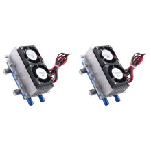 2X 144W Thermoelectric Peltier Refrigeration Cooler 12V Semiconductor Air Conditioner Cooling Systems DIY Kit