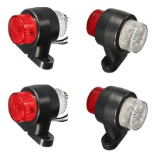 Truck 24V Side Lights 12V Trailer Outline Lamp Clearance Lights Tail Light Assembly for ,4PCS