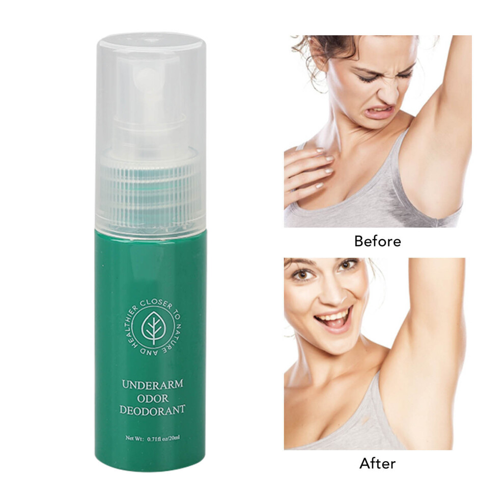 Light 20Ml Underarm Odor Deodorant Spray, Fragrance, Refreshing Eliminator