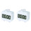 2X Digital Timer Visual Rotary Kitchen Timer Fast Settable Count  and Count Down Timer Ringing or Flashing Lights 1