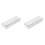 2X Clear Plastic Egg Holder - 14 Egg Tray Holder - Free Fridge Organizer with Lid, Refrigerator Storage Container 1