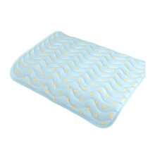 Pet Cooling Mat Ice Silk Fabric Blanket Summer Pet Sofa Bed Cover 60x50cm Blue