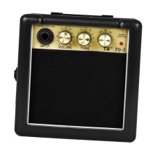 3W Mini Guitar Amplifier with Clear Bass Response, Compact Plug‑and‑Play Speaker for Electric Guitar and Bass