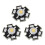 3X 3W Power Star LED Licht Lampe Perle - Warmweiss 1