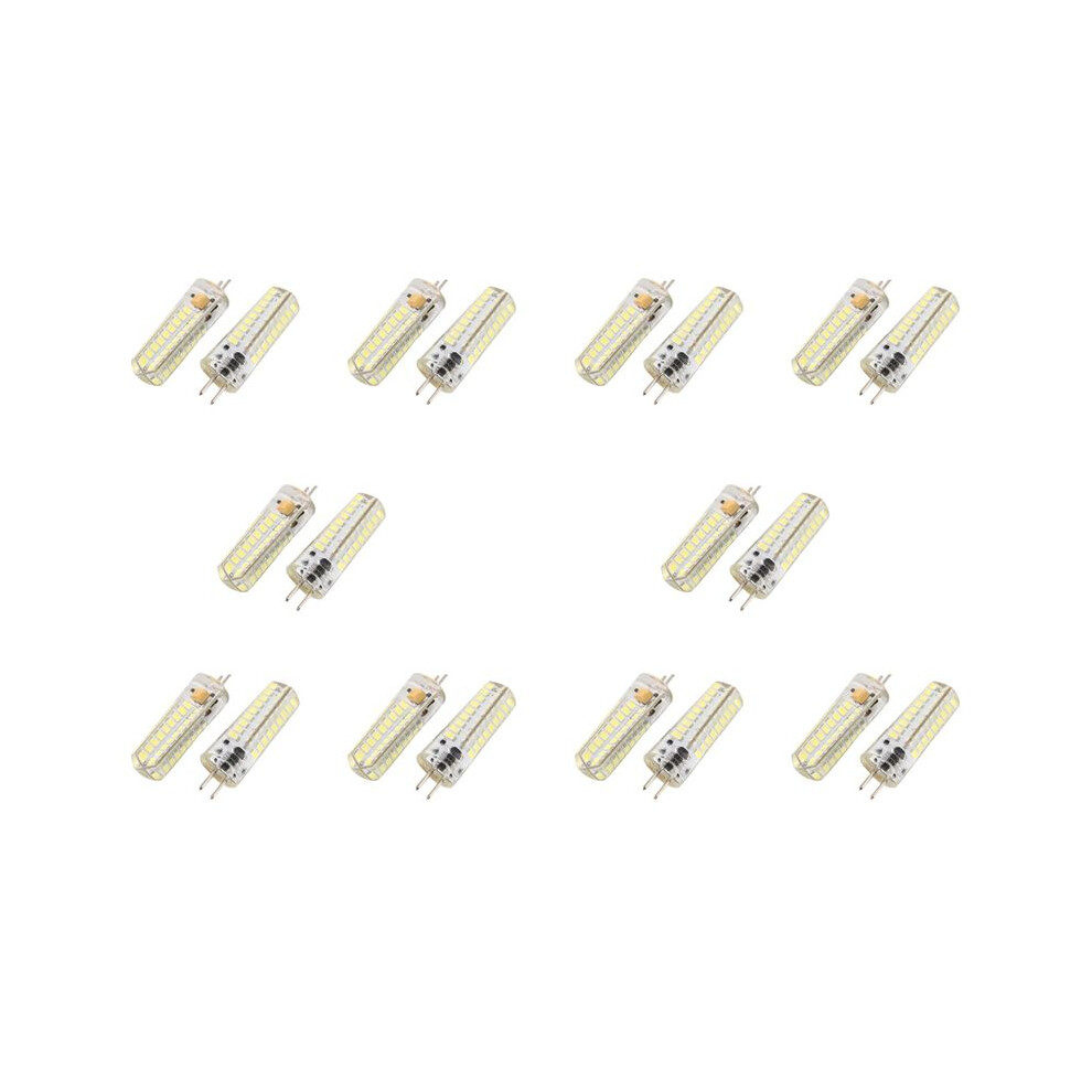 20X 6.5W Gy6.35 Led Bulbs 72 2835 Smd Led 320Lm 50W Halogen Lamps Equivalent Dimmable Pure White 6000K 6031862418270