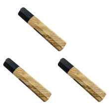 3X Chef Knife Wa Handle Wood Handle Octagonal Handle Crafts Manual DIY Semi-Finished Damascus Knife Handle Kitchen