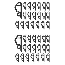240X  Dachrinnen Haken Draussen Weihnachten Licht Clips Licht Hängende Clips für Party Weihnachten Dekoration Lichter Ketten zu Weihnachten