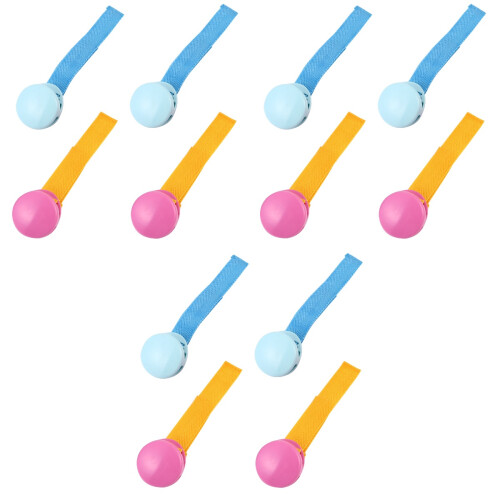 12Pièces Clips Poussette Bébé Fixation Couverture Métal Assorti Léger 2