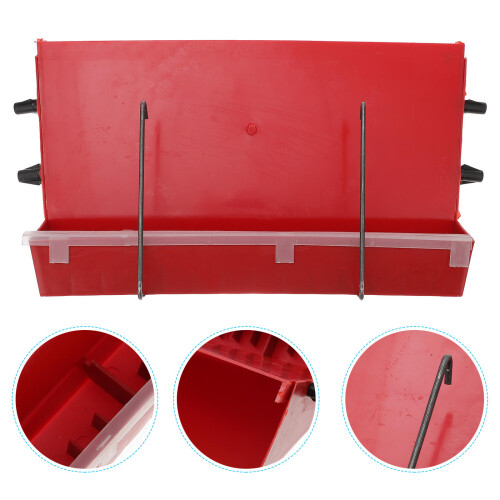 comedero automático para codornices, caja alimentación simple aves 2