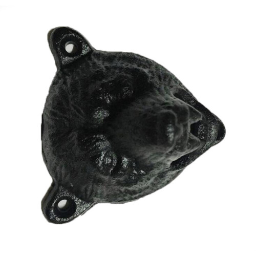 Wall-Mounted Beer Bottle Opener, Cast Iron, Vintage Style 1