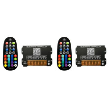2X DC5-24V RGB LED Strip Light Controller 30A 4-Wire 3-Channel Constant Voltage Lamp RF 29-Key Remote Dimmer
