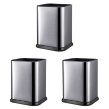 3X Porte-Ustensiles de Cuisine, Porte-Ustensiles pour Plan de Travail Porte-Ustensiles de Cuisine Organisateur Profond et Stable pour un Nettoyage