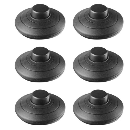 6pcs Black in- Lamp Foot  Push Power Pedal Light FootSwitch