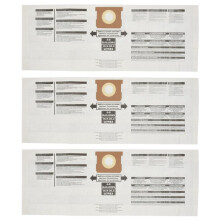 3X Universal Dry Dust Bag 5 to 8 Gallon Vacuum Cleaner Replacement Accessory Fit for 90661 906-61 9066100
