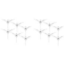 12 Stück Seiten Bürste Ersatz für S6 S6 Pure S5 S5 Max S4 E4 E20 E25 E35 C10 S50 S51 Roboter Vakuum Staubsauger Teile