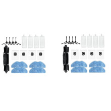 2set for Rowenta X-Plorer Serie 75 S+ RG8597W Robot Vacuum Hepa Filter Mop Wipe Dust Bag Spare Parts Accessories
