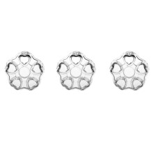 3X Clear Glass Heat-Resisting Heart Shape Teapot' Warmer Heater Base Candle Holder