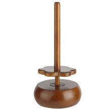 Magnetic Wooden Yarn Holder Spinner for Knitting and Crochet with Smooth Spindle Rotation and Large Capacity