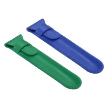 Leather Pen Pouch Set with Secure Flap Closure, Waterproof PU Case for Fountain and Ballpoint Pens