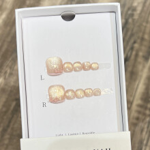 (S) Glossy Cat\'s Eye Press On Nails - 10Pcs Salon Style