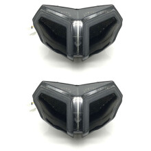 2X Motorcycle LED Taillight for 848 08-14 1098 1198 07-13 Brake Turn Signals Integrated Rear Tail Light Blinker