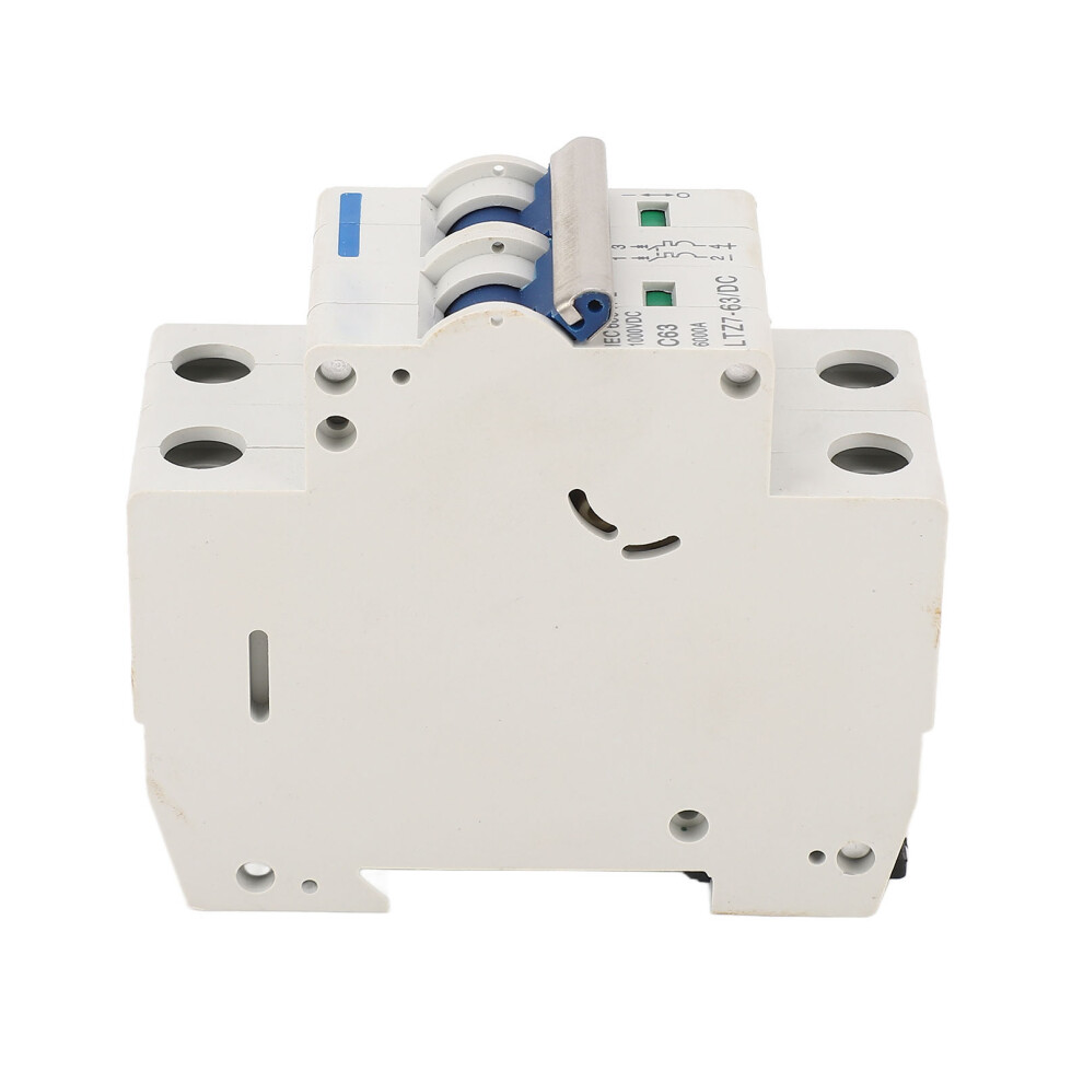 2P Mini Circuit Breaker 63A 1000V Dc Flame Retardant Short Circuit Protector 3261388790113