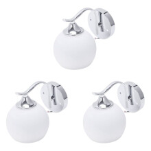 3X Modern Wall Sconce Luminary E27 LEDWall Lamp Reading Lamps Wall Mounted Modern Glass Sconces Bedside Reading Lamps