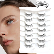 (Spider web yarn) Halloween Anime Fake Lashes for Parties & Travel