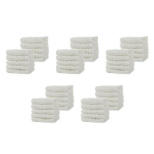 Baby Muslin Bath Towels, 50 Pack of Reusable Soft Absorbent Cotton Baby Face Towel, for Baby's Delicate Skin White