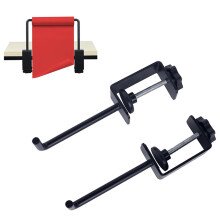 Adjustable Metal Wrapping Paper Dispenser and Craft Roll Holder with ClampOn Design, Heavy Duty Cutter Dual Set