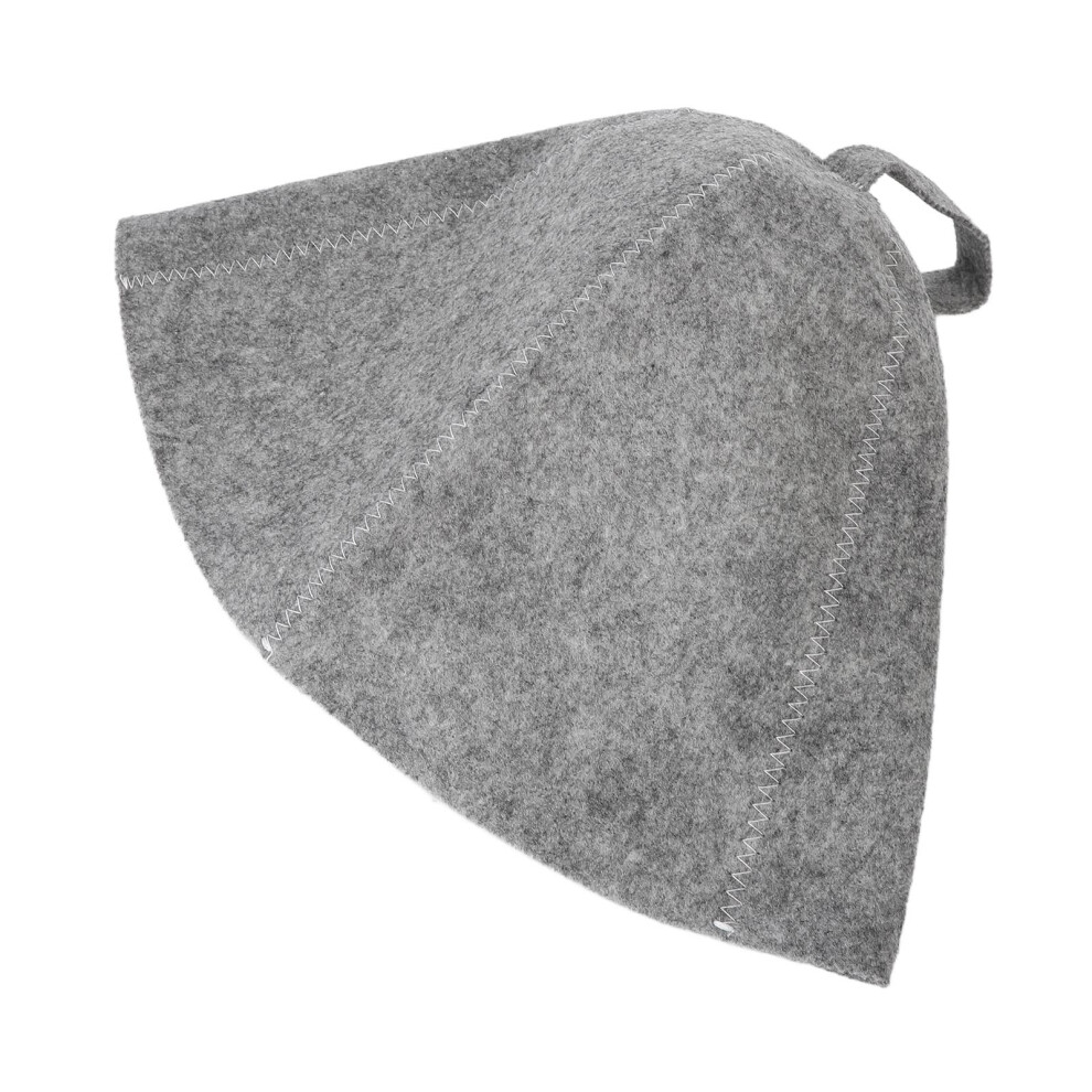 Water-Absorption Felt Sauna Hat with Air Circulation Small Ring Bath Cap