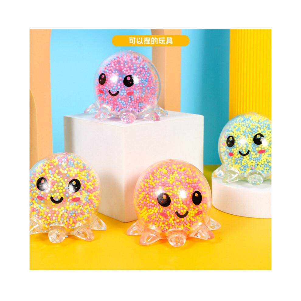 Hue-Grain Squeeze Octopus Stress Relief Toy For Kids & Adults