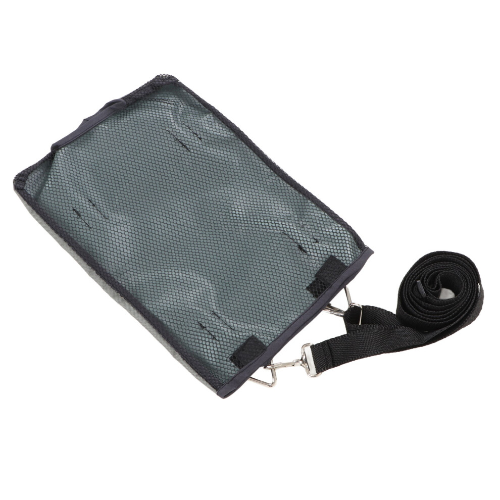 Waterproof Grey 2000ML Nylon Catheter Bag Cover with Adjustable Strap