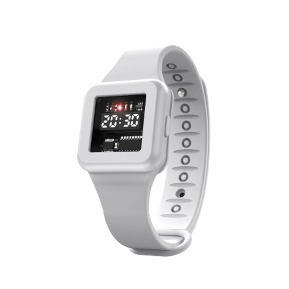 Winter Anti Static Bracelets Watch Wrist Strap Static Buckle Static Eliminator Wristband Built-In Dual Chip White 6032413079902