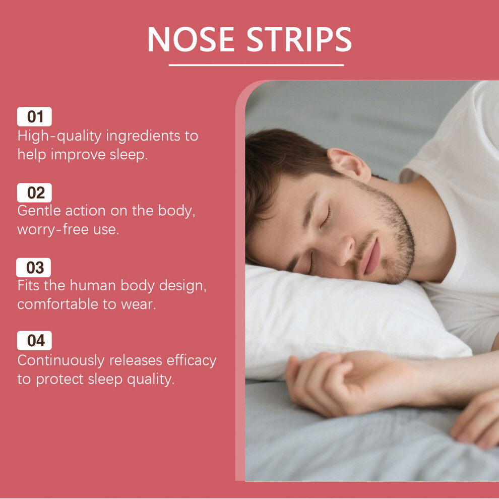 Roc-Electron Gentle Sleep Nasal Strips For Better Breathing & Comfort