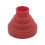 (red) Silicone Hair Diffuser Cover for Hair Dryer 1