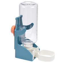 (Dark Green) Large Pet Bird Water Feeder - Transparent Parrot Feeder