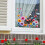 (BB2887) Floral Butterfly PVC Window Stickers 1