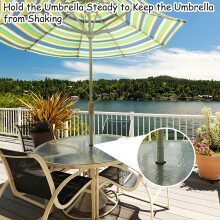(Umbrella Hole Sleeve) Garden Umbrella Wedge for Firm Fixing - 50 Char