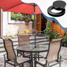 (Black Umbrella Ring) Garden Umbrella Wedge for Firm Fixing - 50 Char