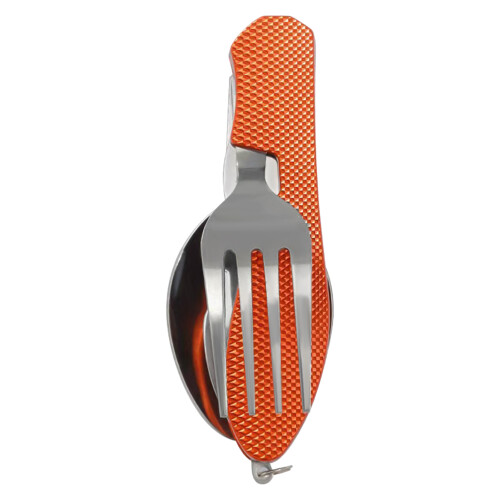 (Orange) Camping Tableware Set for Travel & BBQ