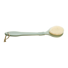 2pcs Long Handle Bath Brush and Back Scrubber with Gentle Exfoliating Bristles and Ergonomic Grip