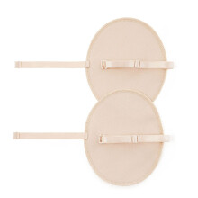 Underarm Sweat Pads for Women with Strap, Reusable Cotton Armpit Sweat Shields Skin Color