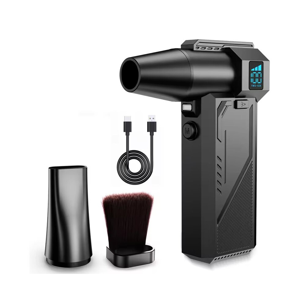 130000 Rpm Turbo Blower Handheld High Speed Portable Powerful Air Blower With Brush With 6000Mah Battery Type-C Charging 6032309117312