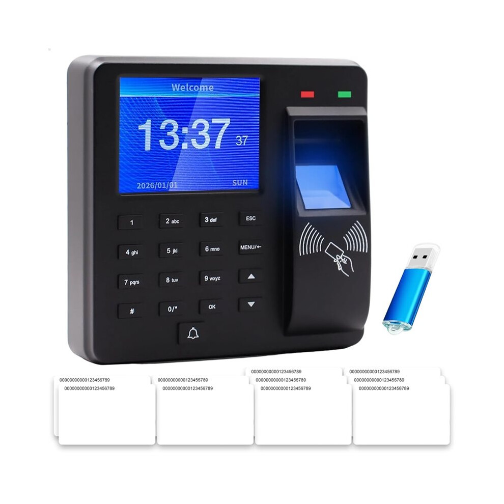Access Control Attendance Machine Fingerprint/Password/Id Card Identification,With Rfid 1000 Fingerprints 4713631678451