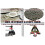 Roller Chain Tools Kit Fits Model 25-60 Roller Chain, Chain Holder/Puller + Breaker/Cutter 6
