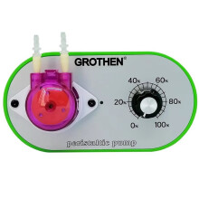 GROTHEN Peristaltic Pump Water Pumping Electric Pump Adjustable Flowrate 0-60ml/Min Water Pumping EU Plug
